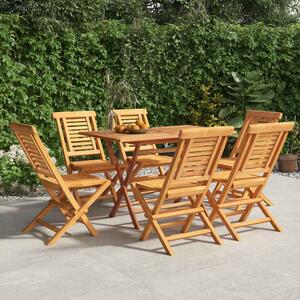 Skládací židle 6 ks 47x63x90 cm masivní teak 3155047