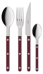 4-dílná sada příborů Bistrot Brillant – Pearly Aubergine