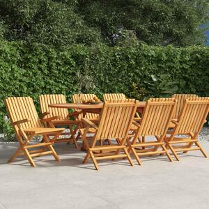 Skládací židle 8 ks 61x67x90 cm masivní teak 3155057