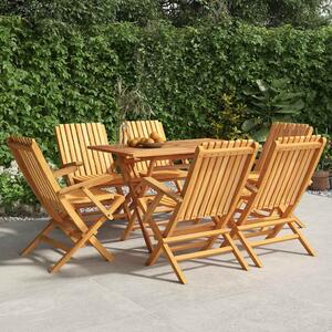 Skládací židle 6 ks 61x67x90 cm masivní teak 3155056