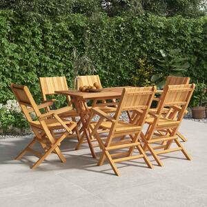 Skládací židle 6 ks 55x61x90 cm masivní teak 3155062