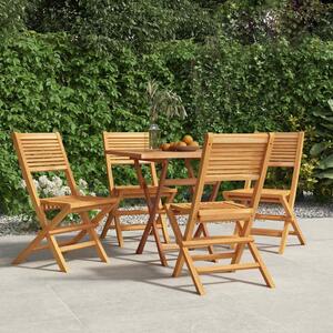 Skládací židle 4 ks 47x62x90 cm Masivní teak 3155064