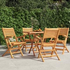 Skládací židle 4 ks 55x62x90 cm masivní teak 3155067