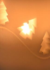 DekorStyle LED vánoční svíčka 10 cm STROMEČEK