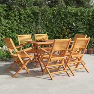 Skládací židle 6 ks 55x62x90 cm masivní teak 3155068