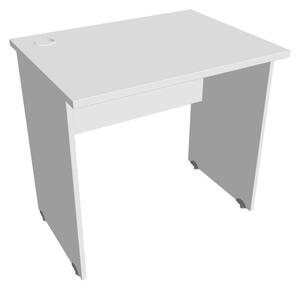 Stůl pracovní rovný 80 cm - Hobis Gate GE 800 Dekor stolové desky: buk, Dekor lamino podnože: buk