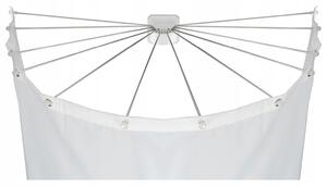 Sprchová tyč oblouková Wenko 72-96 x 10 mm bílá