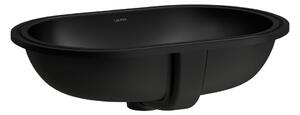 Laufen Savoy umyvadlo 51x31 cm oválné pod pult černá matný H8189457161091