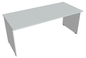 Stůl pracovní rovný 180 cm - Hobis Gate GS 1800 Dekor stolové desky: ořech, Dekor lamino podnože: ořech