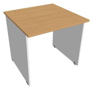 Stůl pracovní rovný 80 cm - Hobis Gate GS 800 Dekor stolové desky: bílá, Dekor lamino podnože: bílá