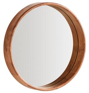 Kave Home Dřevěné závěsné zrcadlo Berale Ø 50 cm