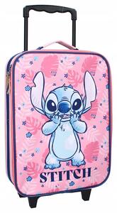 Dětský kufřík Lilo & Stitch Vadobag 15 l modrý, růžový