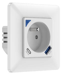 Immax NEO 07800L - Chytrá zásuvka 16A/230V + 1xUSB-A+1xUSB C Tuya