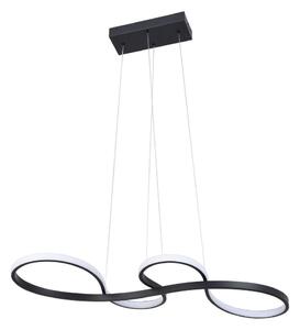 LED Lustr na lanku SALSA LED/38W/230V 4000K černá