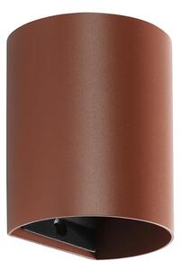 FARO 40525 - Nástěnné svítidlo SOLE 1xGU10/8W/230V cihlová kulatý