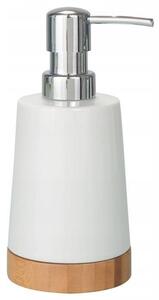 Ruční dávkovač mýdla stojací Wenko 290 ml béžový, bílý