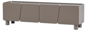 -25 % Dny MOMENTI– WOOOD Světle hnědý dřevěný TV stolek Root 200 x 45 cm