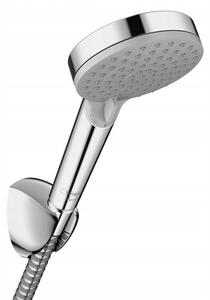 Sprchová Sprchová Hlavice Hansgrohe kulatá stříbrná s hadicí 160 cm EcoSmart