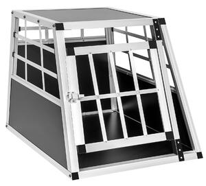 Tectake Přepravní box pro psa s rovnou zadní stěnou - 54 x 69 x 50 cm
