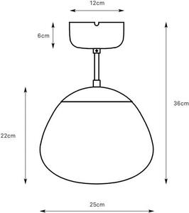 Markslöjd Rise stropní světlo 1x40 W bílá-chrom 109166