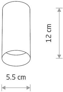 Nowodvorski Mono stropní světlo 1x10 W bílá 10776