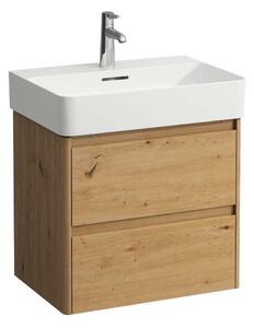 Laufen Base 2.0 skříňka 57x40x51.5 cm pod umyvadlo závěsná dub H4113721082671