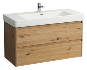Laufen Base 2.0 skříňka 102x44.5x51.5 cm pod umyvadlo závěsná dub H4113121082671