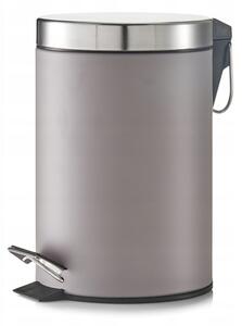 Zeller, Koupelnový koš, 3L, šedý