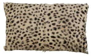 Obdélníkový polštář Leopard z kozí kůže - 50*30*10cm - Mars & More
