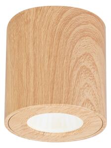 Brilagi -Koupelnové bodové svítidlo MIA 1xGU10/30W/230V 84x80 mm dekor dubu IP44