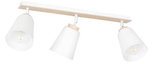 Stropní svítidlo ATLAS 3 – bílé, 3× E27, šířka 90 cm