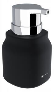 Ruční dávkovač mýdla na desku Nimco 400 ml černý, stříbrný