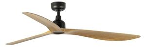 FARO 34360WT - Stropní ventilátor OUTWOOD L hnědá/černá pr. 150 cm WT IP44 + DO