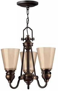 Elstead Lighting Mayflower závěsné svítidlo 3x60 W hnědá HK-MAYFLOWER3
