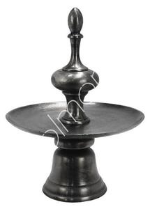 Šedý kovový jednopatrový etažér Pew - Ø 34*47 cm - Colmore by Diga