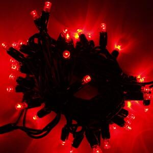 DecoLight SR-108043 Prodlužovací venkovní girlanda 10m PROFI 230V 80 LED červená