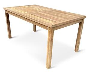 Garden I. Zahradní stůl 150 x 90 cm, teak, světle hnědý NOELA 345917
