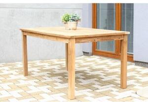 Garden I. Zahradní stůl 150 x 90 cm, teak, světle hnědý NOELA 345917