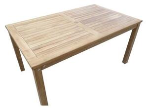Garden I. Zahradní stůl 150 x 90 cm, teak, světle hnědý NOELA 345917