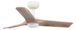 FARO 33805WT-1TW - LED Stm. vent. HEYWOOD S 10W/230V dřevo/bílá pr. 90 cm WT +DO