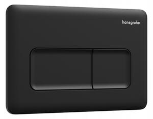 Splachovací tlačítko pro WC Hansgrohe iFrame Original Q černá matná 66001670