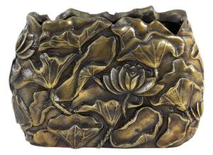 Bronzová antik kovová váza Palesa antique bronze M - 35*6*25 cm - Light & Living