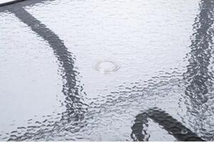 Klaudie Zahradní stůl, 150 x 90 cm, ocel/tvrzené sklo, transparent NOELA 345708