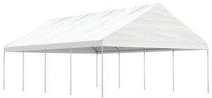 Altán se střechou bílý 8,92 x 5,88 x 3,75 m polyethylen 3155520