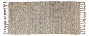 Přírodní jutový koberec s třásněmi Hully - 70*150 cm - Chic Antique