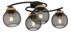 Globo Lighting Pablo stropní světlo 4x40 W černá 15663-4D