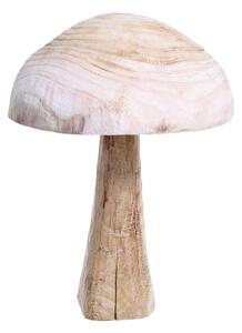 Přírodní dřevěná dekorace houba Mushroom - Ø 30*40 cm - Chic Antique