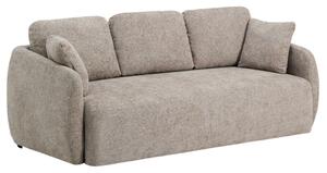 Kave Home Hnědošedá rozkládací pohovka Laira 218 cm