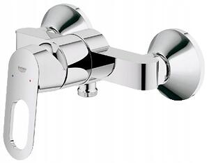 Jednopáková nástěnná sprchová baterie Grohe BauLoop, stříbrná