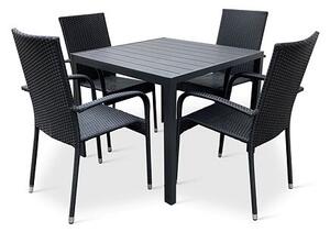 Zahradní jídelní nábytek - stůl Viking M + 4x židle Paris NOELA 34570493